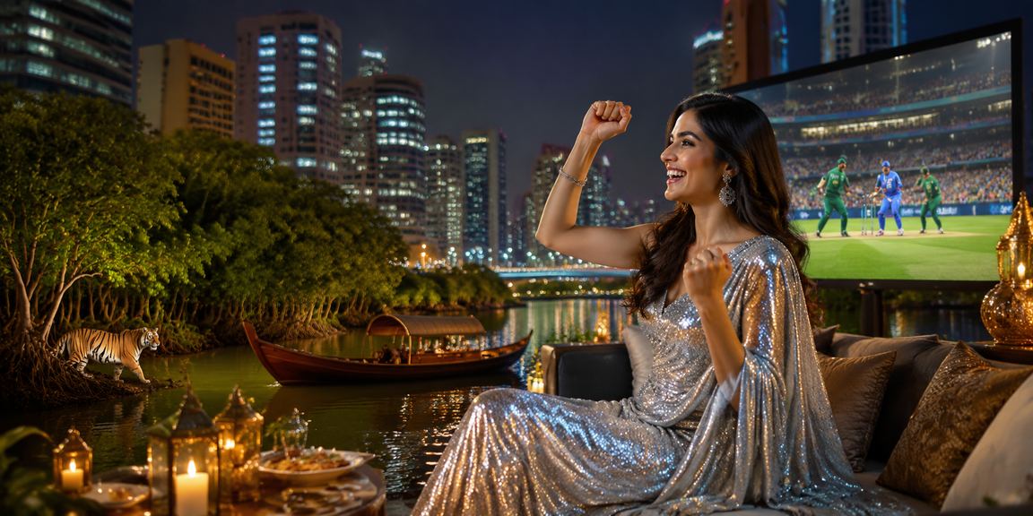 ঢাকায় মোবাইলে ক্রিকেট বেটিং করছেন একজন বাংলাদেশি ব্যবহারকারী