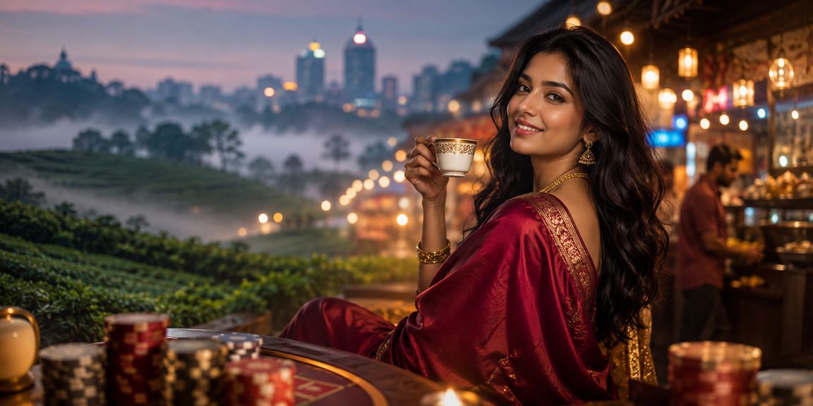 সিলেটের চা বাগানে বসে মোবাইলে ad 77 ভিআইপি বোনাস চেক করছেন একজন ব্যবহারকারী
